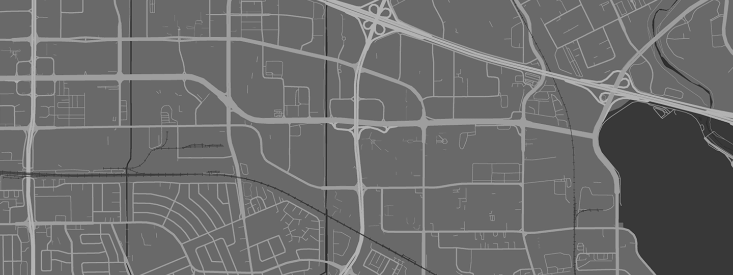 Monochrome map of Santa Clara