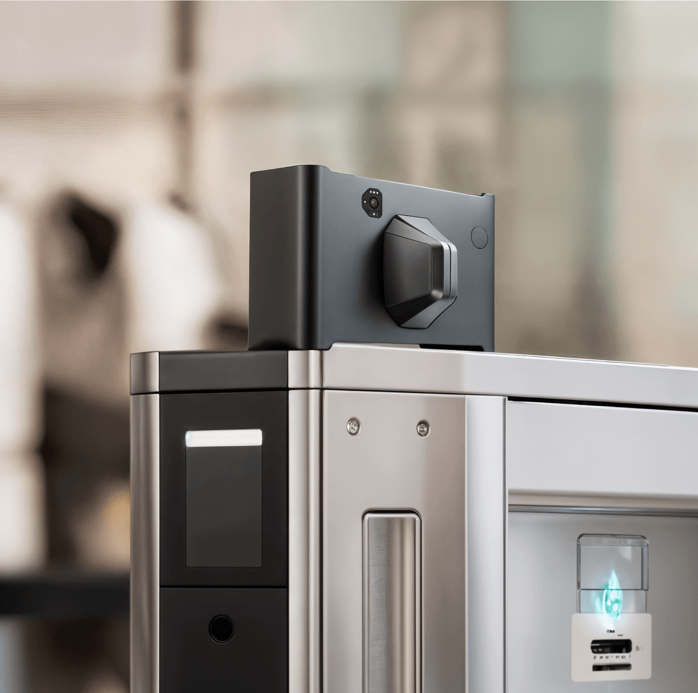 Security device easily mounted at hospital entrances
