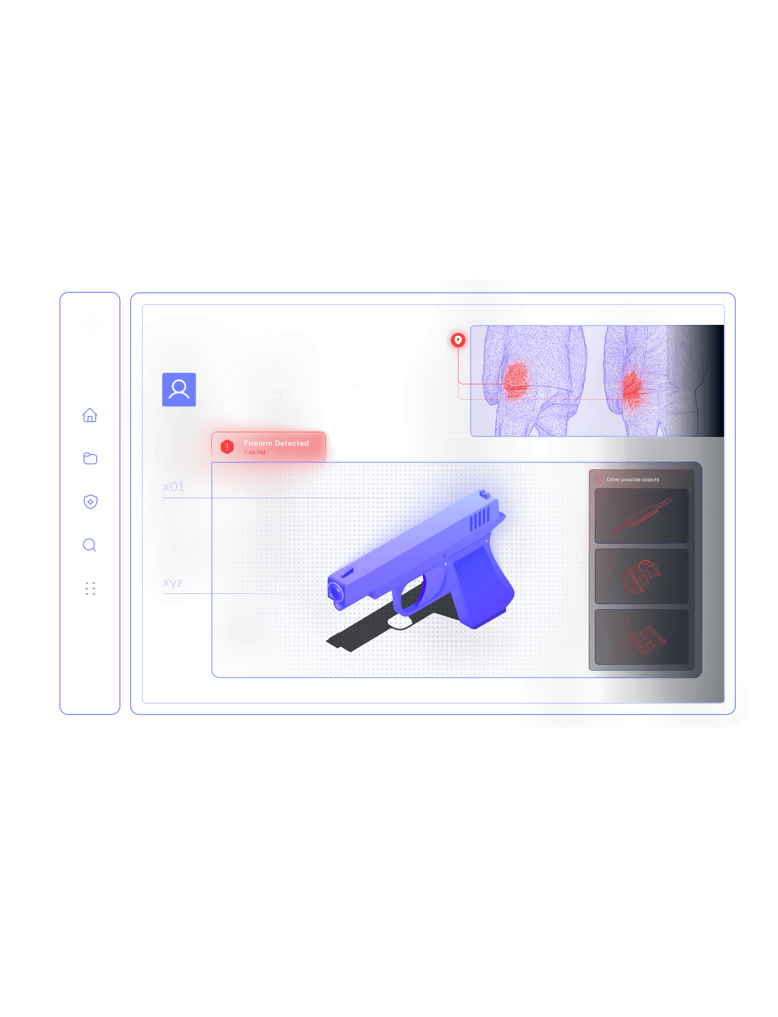 Cambridge THz imaging system detecting concealed firearms