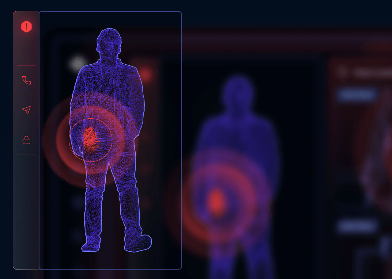 Cambridge UI demonstrating privacy-focused scanning